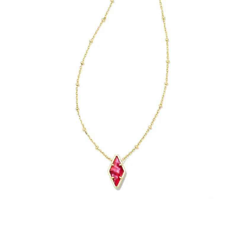 Thick chain necklaces-Kendra Scott Kinsley Short Pendant Necklace