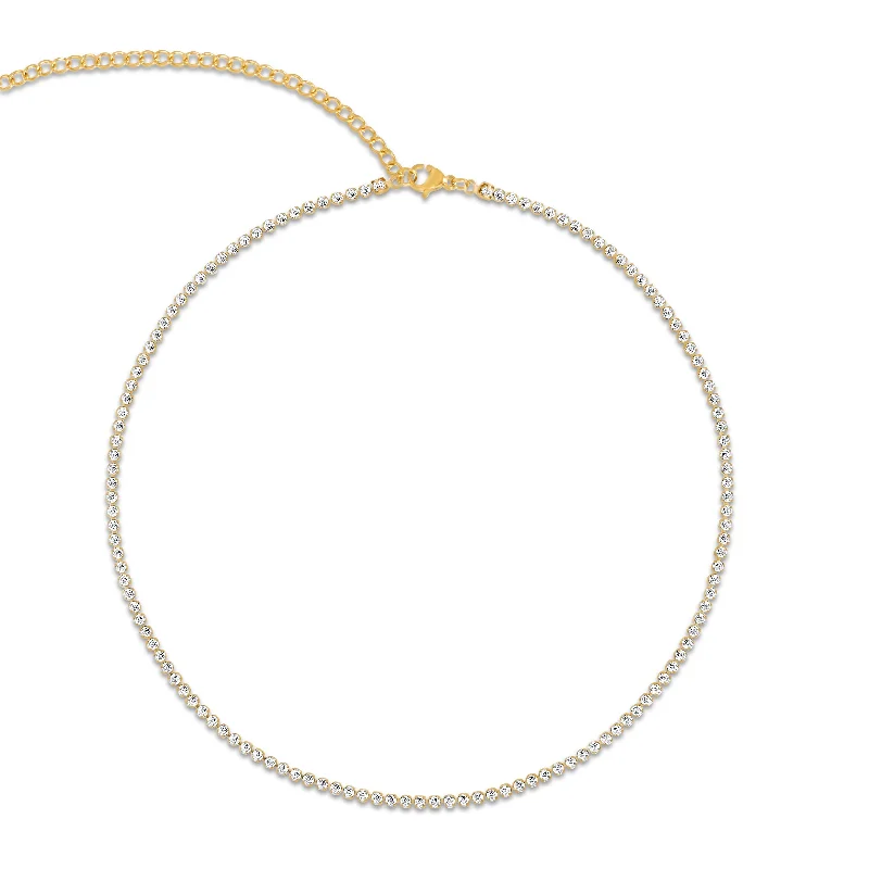 Subtle charm necklaces-Camden Tennis Choker Necklace