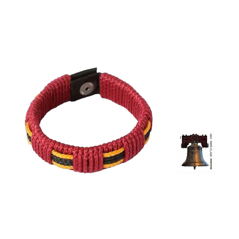 Old lock bangles-Handmade Men's 'Spirit of Africa' Wristband Bracelet (Ghana)