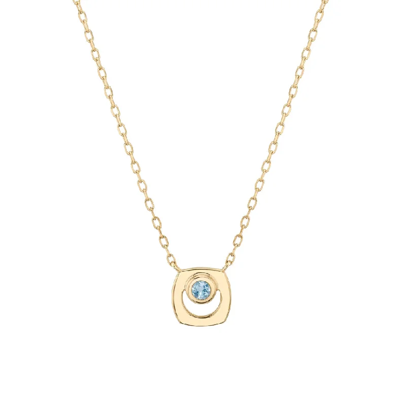 Firm clasp necklaces-Michael M Birthstone Pendant Necklace