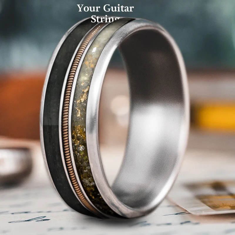 Tri-tone rings-Custom Design - 3-Inlay Metal Center Zr8Tl9m0SGdyLGwNpEPbbkGI