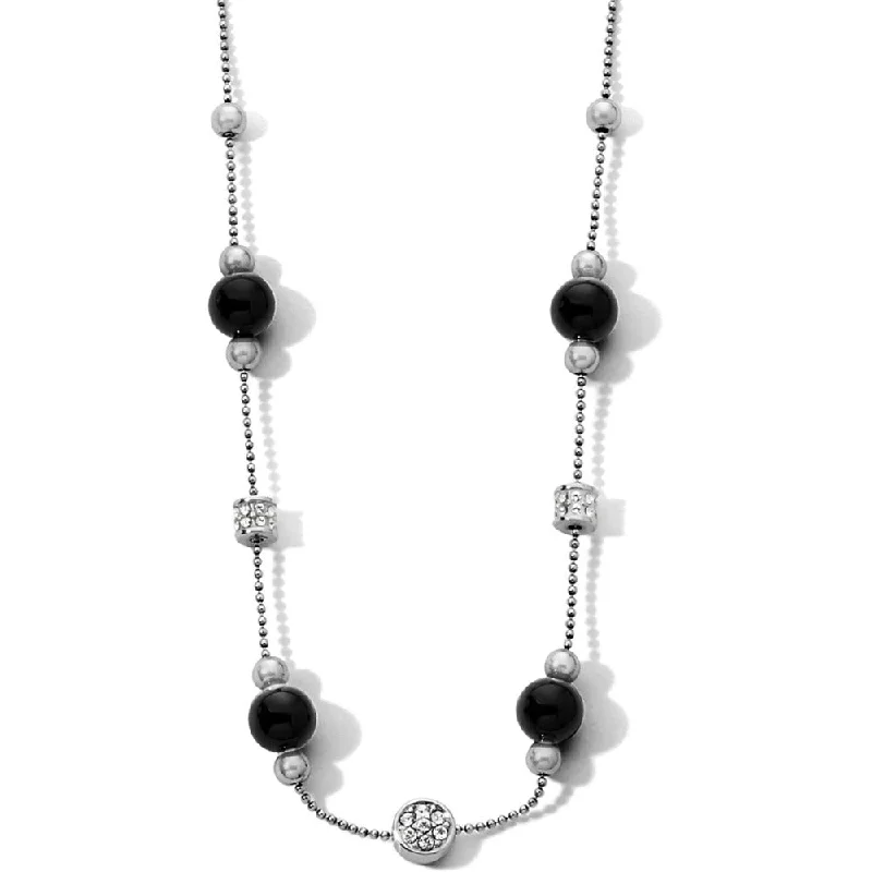 Thin enamel necklaces-BRIGHTON Meridian Prime Station Short Necklace