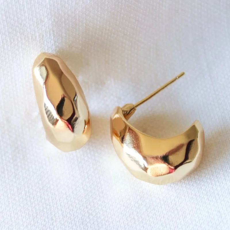 Wanderer weave earrings-Kinsey Designs | Eden Gold Tone Hoop Earrings