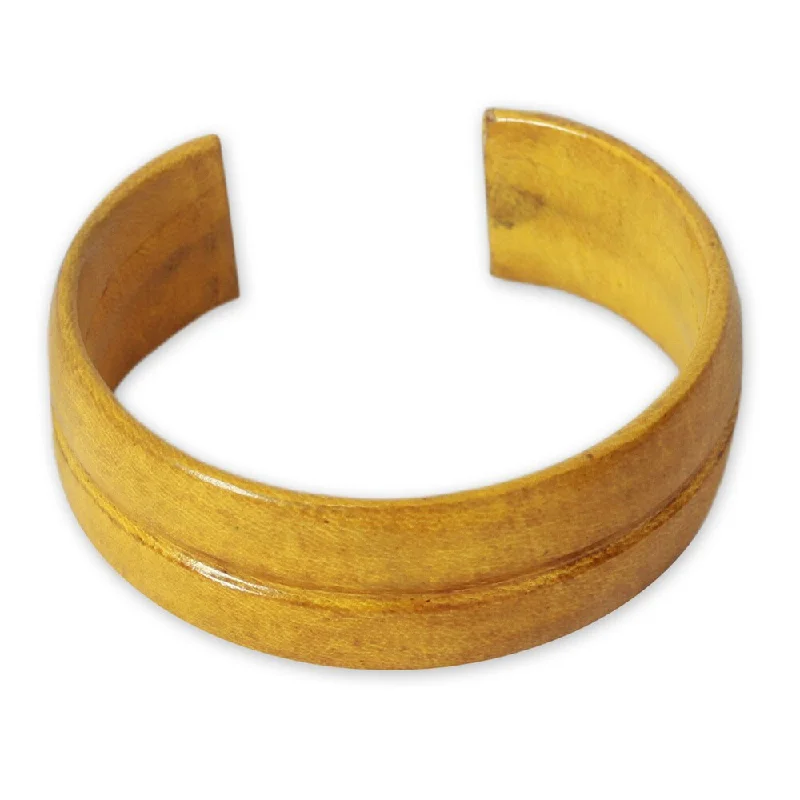 Ruby bead bangles-Handmade Leather 'Antiri' Bracelet (Ghana)