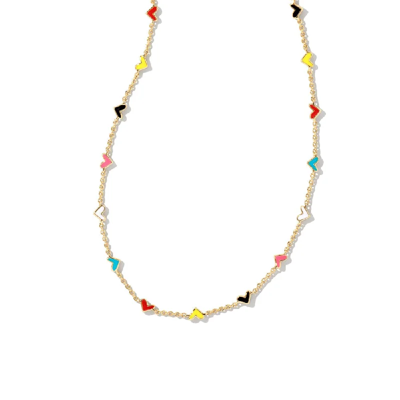 Silk cord necklaces-Kendra Scott Haven Strand Necklace Gold Multi Mix