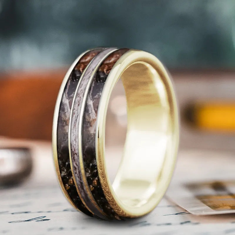 Flat band rings-Custom Design - 3-Inlay Narrow Center Ring 0o4eqnKJYRjJe4Zipx_nKO1o