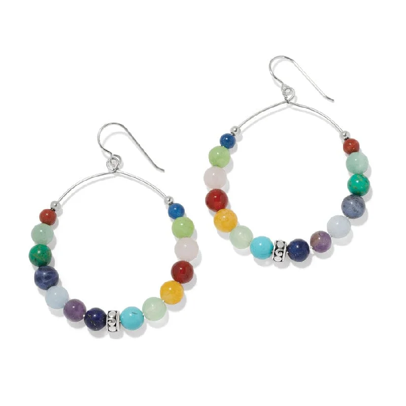 Half moon earrings-Brighton | Contempo Confetti French Wire Circle Drop Earrings