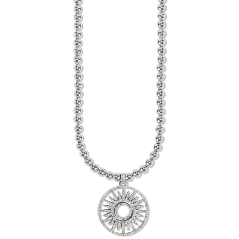 Art deco necklaces-Brighton Illumina Sun Beaded Necklace