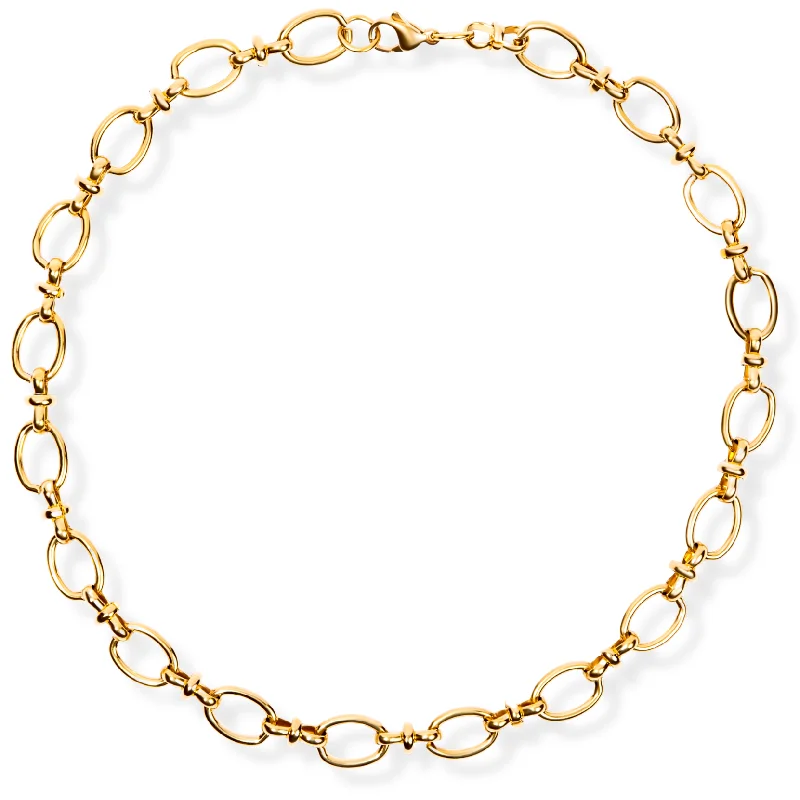 Solid collar necklaces-Daniela Chain Necklace