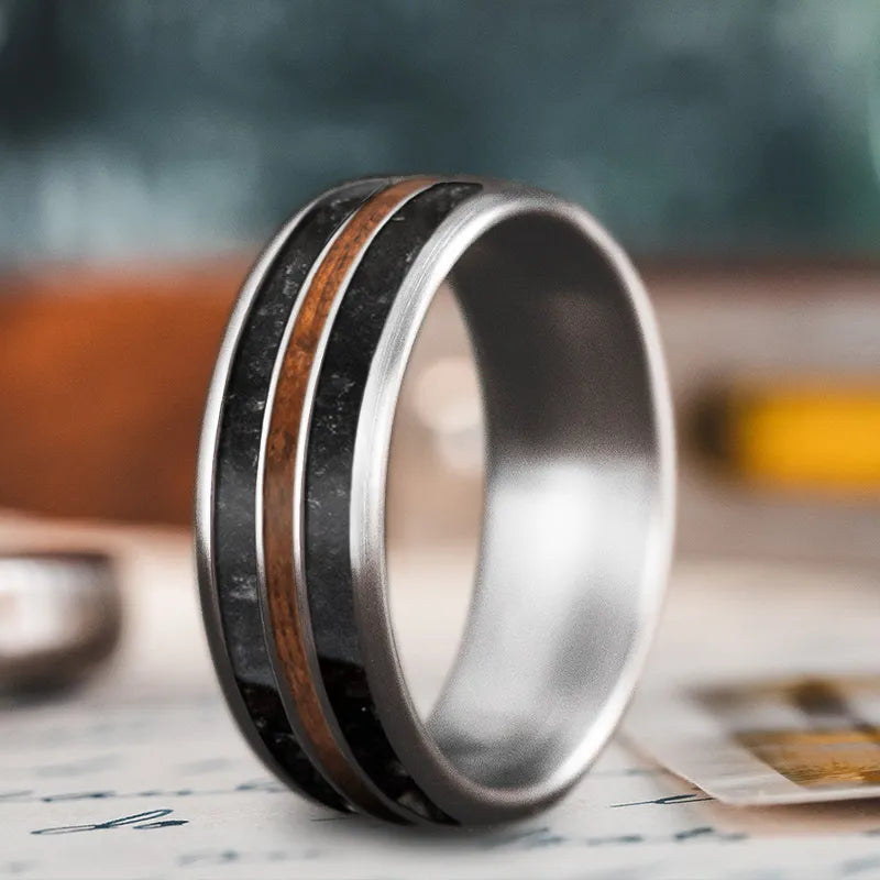 Flow style rings-Custom Design - 3-Inlay Narrow Center Ring 7fH-QRzFVU2Ccj9ht0zH3oR3