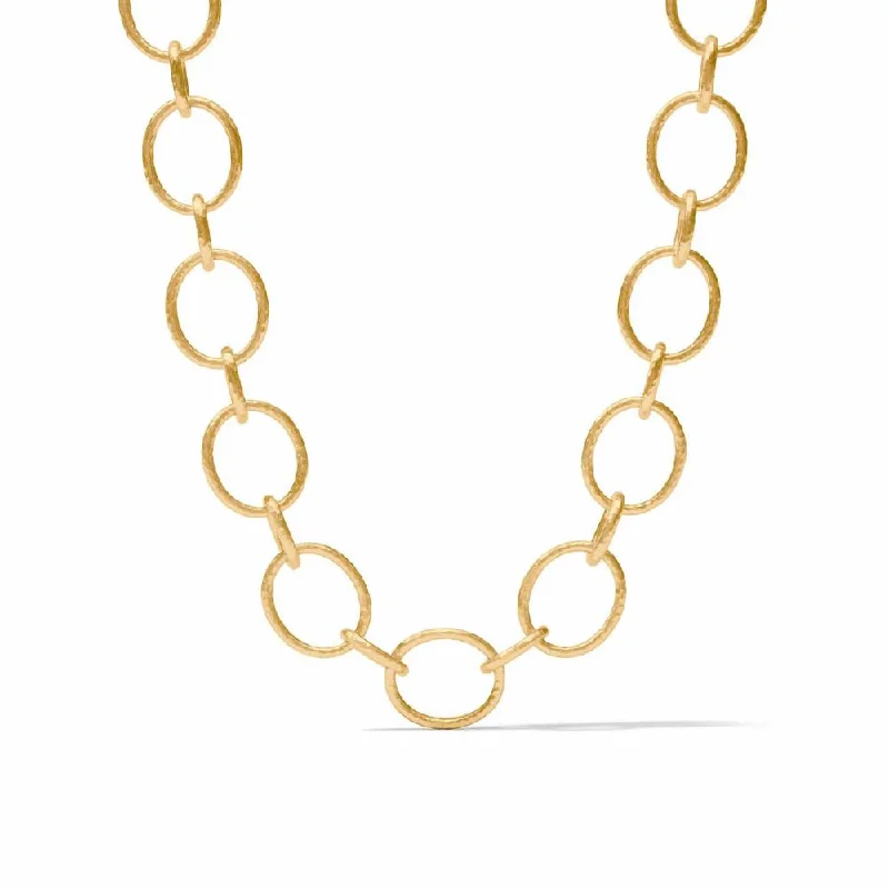 Thin enamel necklaces-Julie Vos Catalina Light Link Necklace