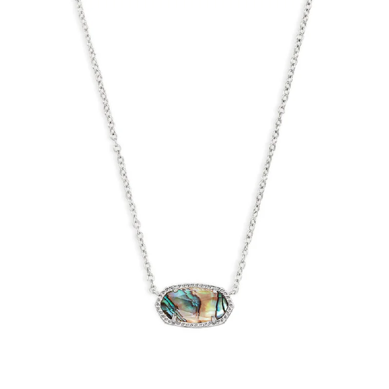 Wide bib necklaces-Kendra Scott Elisa Pendant Necklace in Abalone Shell