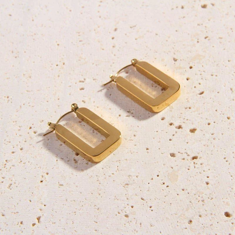 Two-tone earrings-Mona Earrings