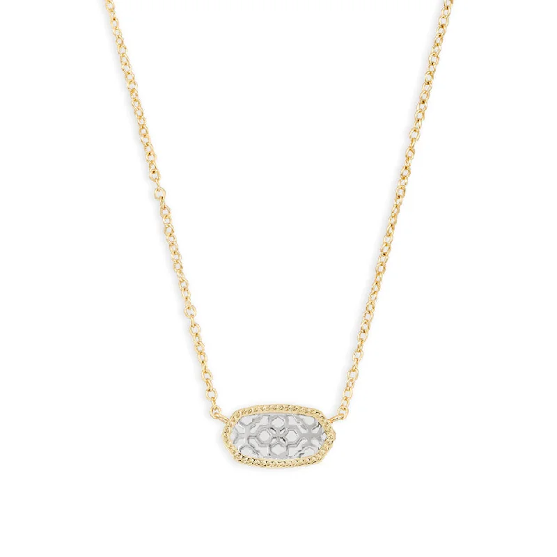 Rope braid necklaces-Kendra Scott Elisa Filigree Pendant Necklace