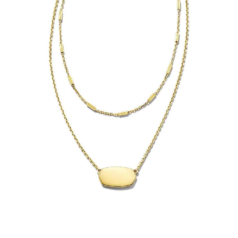 Polished bead necklaces-Kendra Scott Elisa Multi Strand Necklace