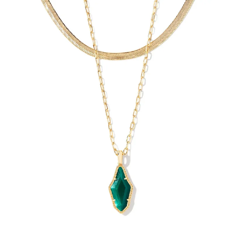 Swirl shape necklaces-Kendra Scott Evelyn Multi Strand Necklace