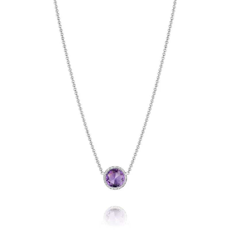 Bold cross necklaces-Tacori Floating Bezel Gemstone Necklace