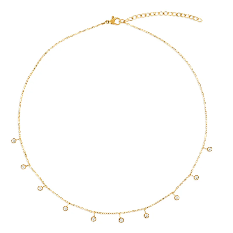 Polished name necklaces-Salma Dainty Necklace