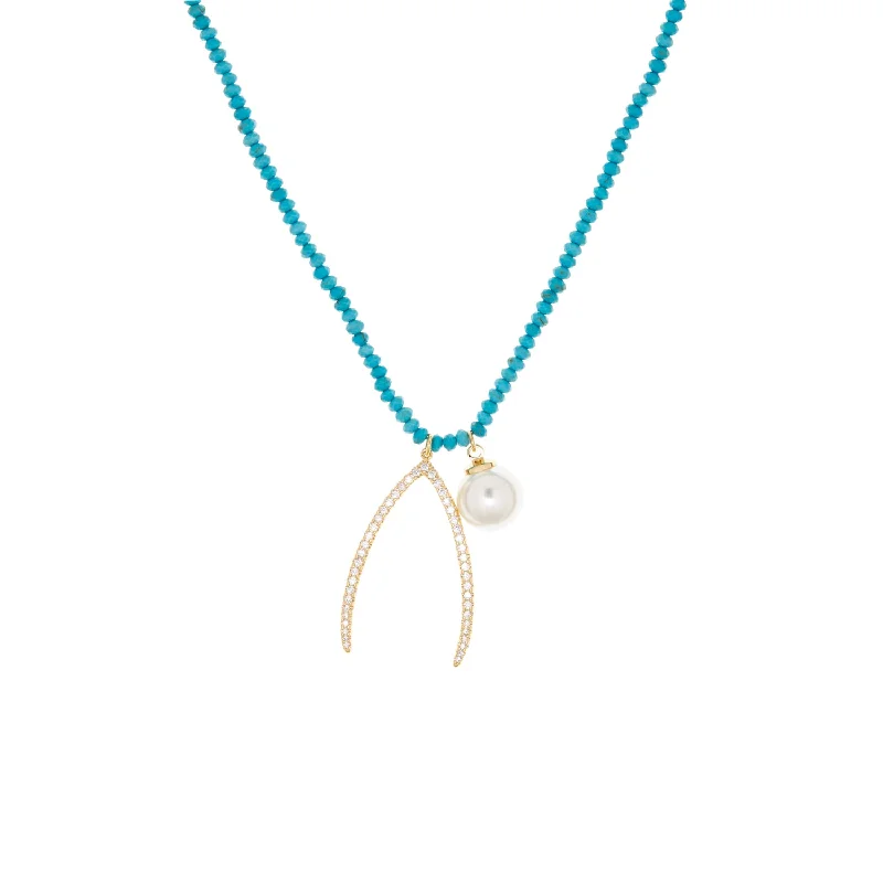 gold plated/turquoise