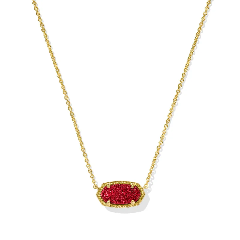 Bright Red Drusy