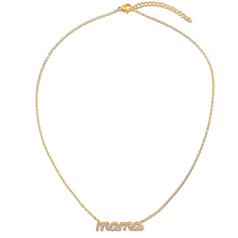 Multi-chain necklaces-Eloise Mama Pendant Necklace